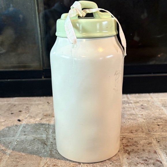 Rae Dunn BOOM CHICKA BOOM Canister Green Lid Artisan Collection - Picture 5 of 8